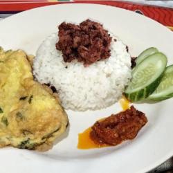 Nasi Telor Kornet