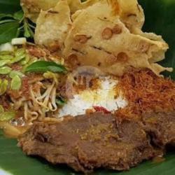 Nasi Pecel Lauk Daging