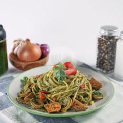 Basil Pesto Spaghetti