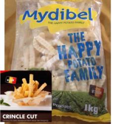 Kentang Mydibel Crinkle Cut 1kg