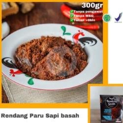 Rendang Paru Sapi Basah 300gram