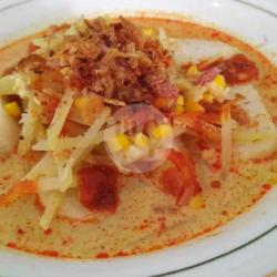 Lontong Sayur Daging  Ikan  Telur