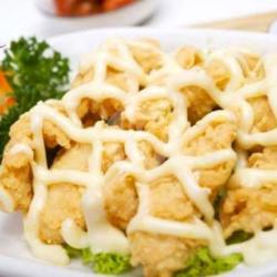 Crispy Chicken Saus Mayonnaise/ayam Shihlin