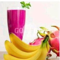 Jus Buah Naga   Pisang