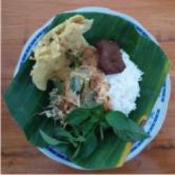 Pecel   Peyek   Tempe