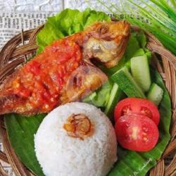 Nasi Mujair Nila Sambel Terasi