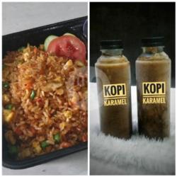 Nasi Goreng Ayam Terasi   Kopi Karamel