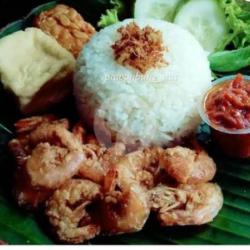 Lalapan Udang Tanpa Nasi