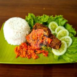 Nasi   Bebek Penyet