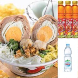 Indomie Bakso Telur   Teh Pucuk Atau Air Mineral Botol