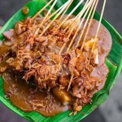 Sate 30tusuk Tupat Bumbu Bawang Goreng