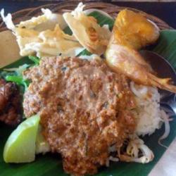 Nasi Pecel  Nganjuk Ayam