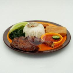 Nasi Tempong Bebek Bakar