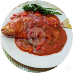 Ikan Kuwe Kecil Saus Padang