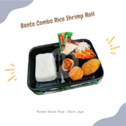 Bento Combo Rice Shrimp Roll