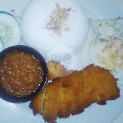 Nasi Katsu Ayam Sambal Penyet