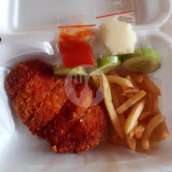 Paket Chiken Katsu   Kentang Goreng