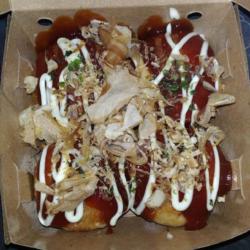 Takoyaki Smoked Beef ( 4 Balls )