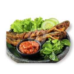 Ikan Lele Sambel Geprek (tanpa Nasi)