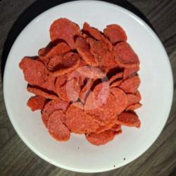 1/4kg Sosis Goreng Crispy Pedas Rajawali