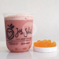 Jus Strawberry Popping Boba Mangga