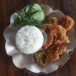 Nasi Lalapan Udang