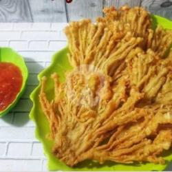 Jamur Enoki Goreng Crispy 100gr