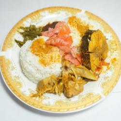 Nasi Ikan Asam Pade