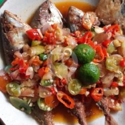 Sambal Ikan Asin Peda Cabe Ijo Free Jeruk Kunci