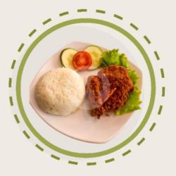 Nasi Geprek Paha Atas
