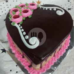 Coklat Siram Love Ukuran 15