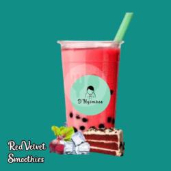 Red Velvet Smoothies Boba