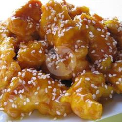 Korean Honey Chicken   Rice