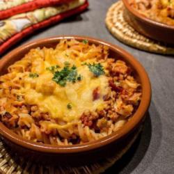 Authentic Fusilli Bolognese