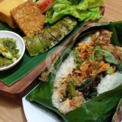 Nasi Bakar   Tempe Tahu