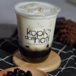 Salted Caramel Boba Milk