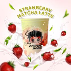 Strawberry Matcha Latte