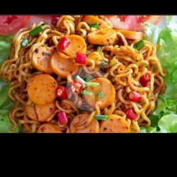 Mie Goreng Sosis Sapi / Ayam