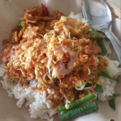 Nasi Pecel Jamur Crispy Es Teh