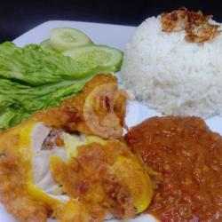 Pecel Ayam Krispy Sambal Lamongan