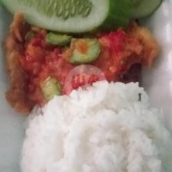 Ayam Geprek Pete   Nasi(free Water Mineral)