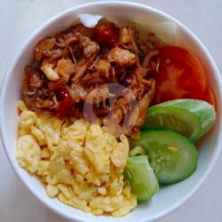 Rice Bowl Ayam Suwir Mercon