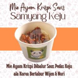 Mie Ayam Krispi Saus Samyang Keju