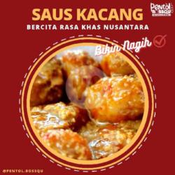 Pentol Bossqu Saus Kacang Super Nampol