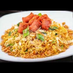 Mie Goreng Toping Sosis