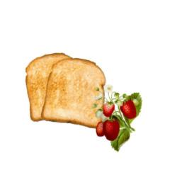 Toast Strawberry Ropang Stroberi