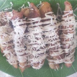 Pisang Goreng Kepok Rasa Tiramisu Keju