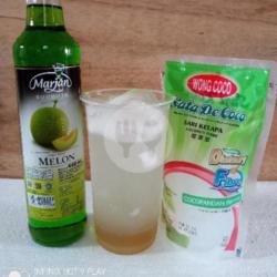 Es Degan Syrup Melon   Nata De Coco