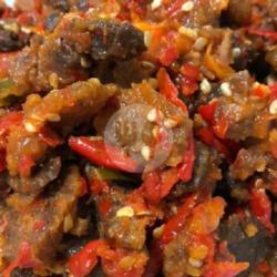 Dendeng Balado Daging Sapi