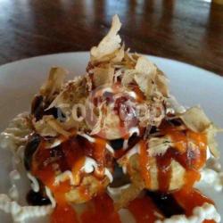Takoyaki   Isi Keju   Katsuobushi
